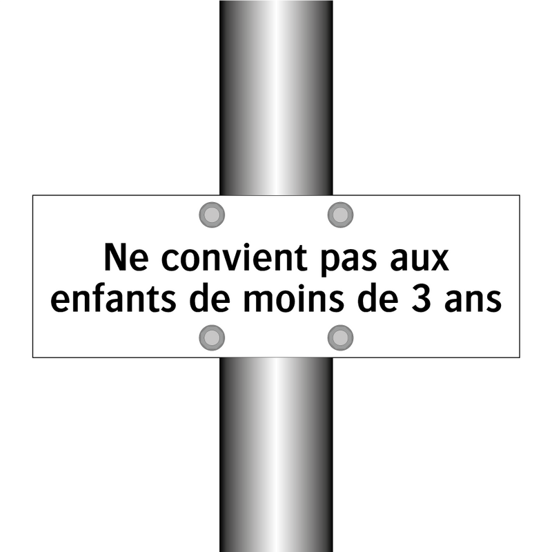 Ne convient pas aux enfants de moins de 3 ans