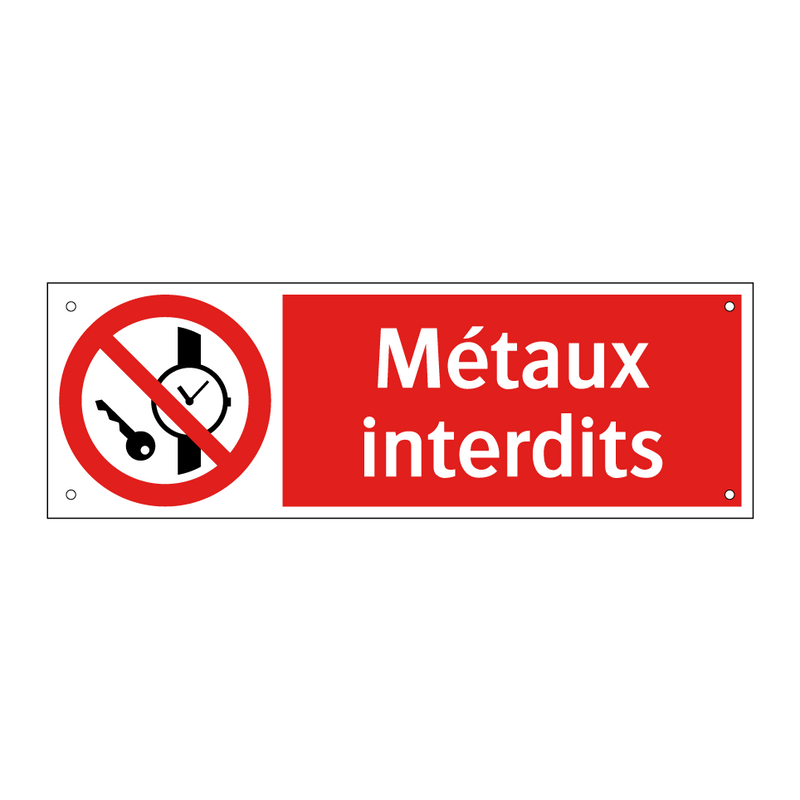 Métaux interdits