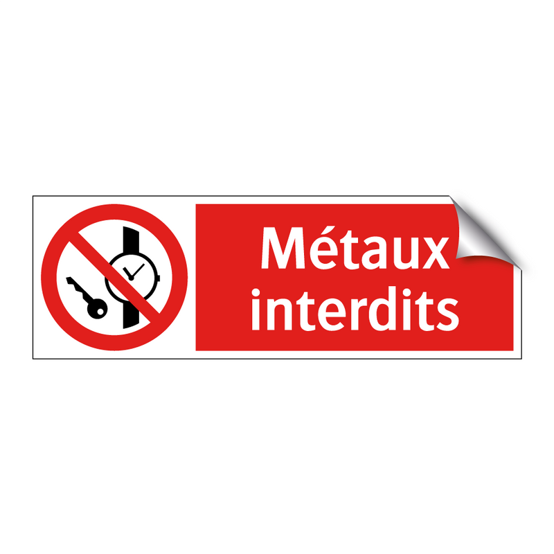 Métaux interdits