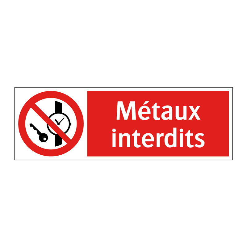 Métaux interdits
