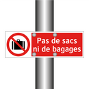 Pas de sacs ni de bagages