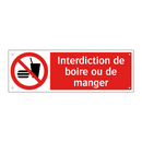 Interdiction de boire ou de manger