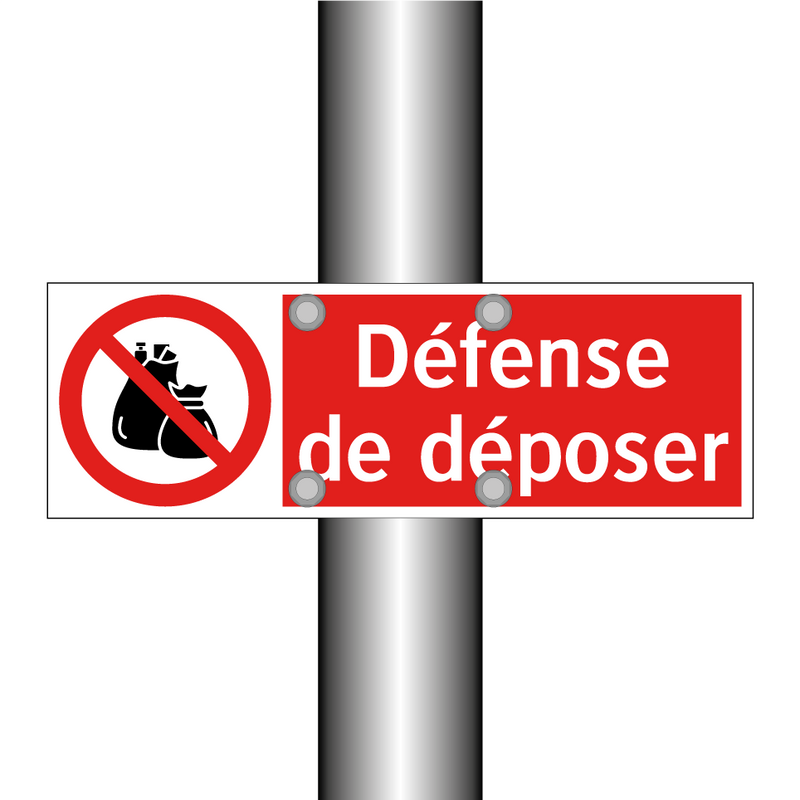 Défense de déposer