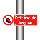 Défense de déverser