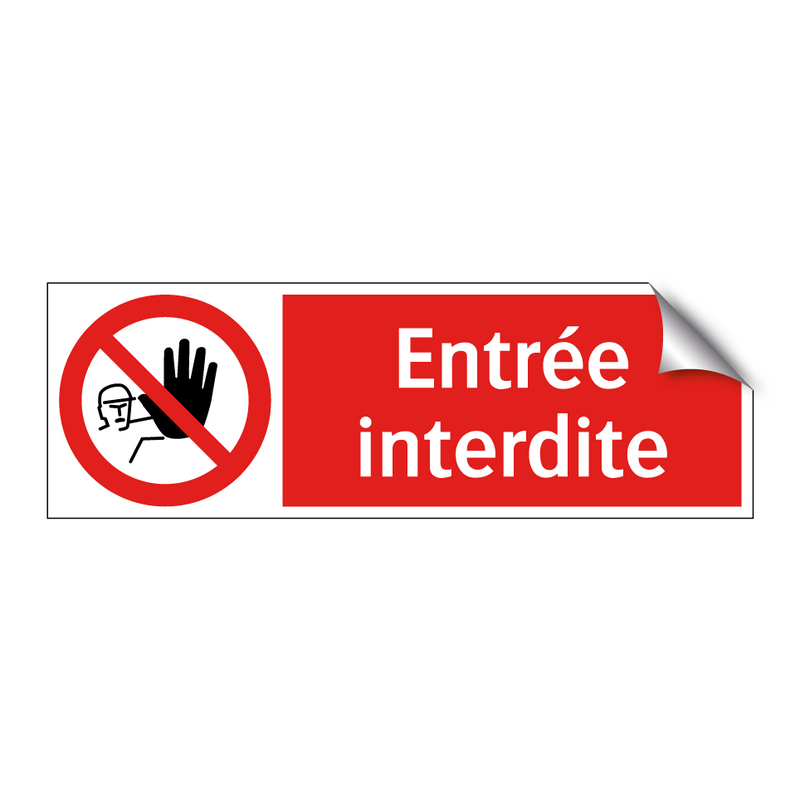 Entrée interdite