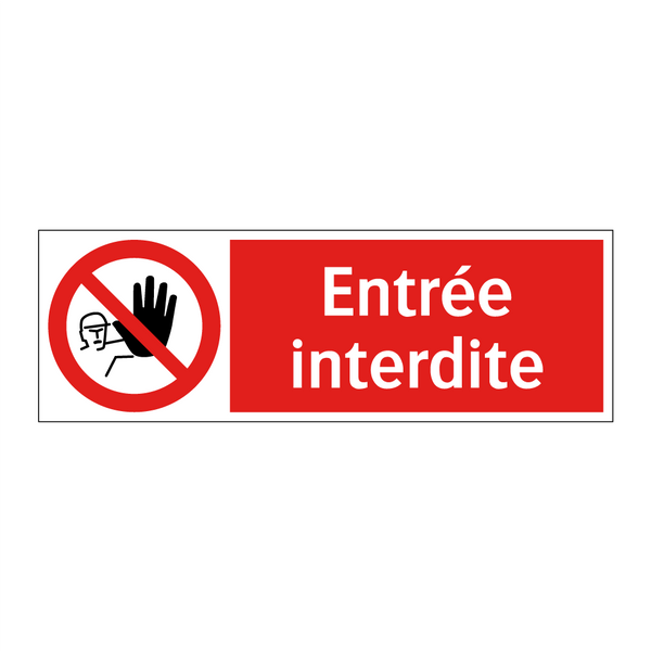 Entrée interdite