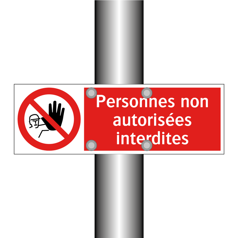 Personnes non autorisées interdites