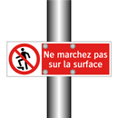 Ne marchez pas sur la surface