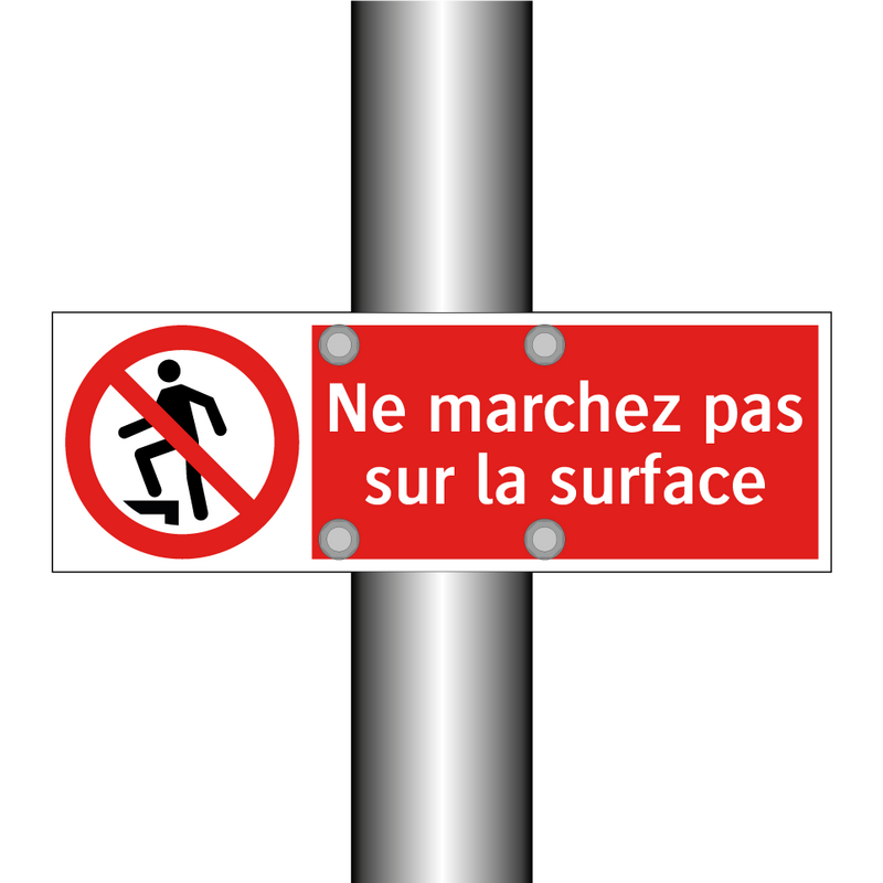 Ne marchez pas sur la surface