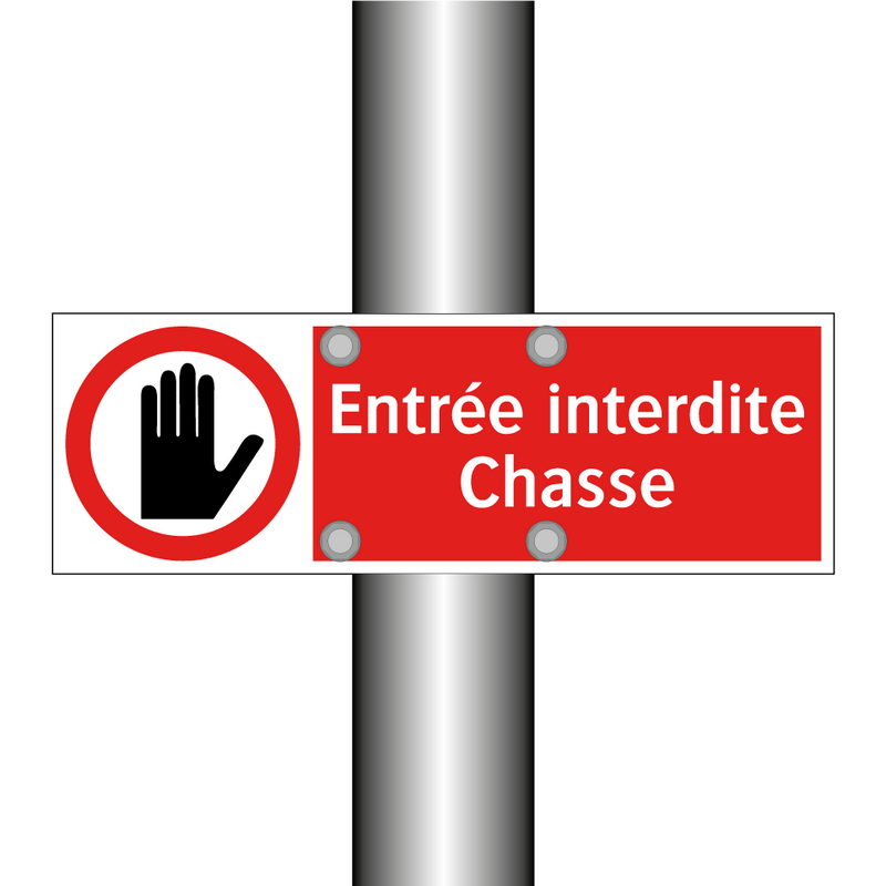 Entrée interdite Chasse