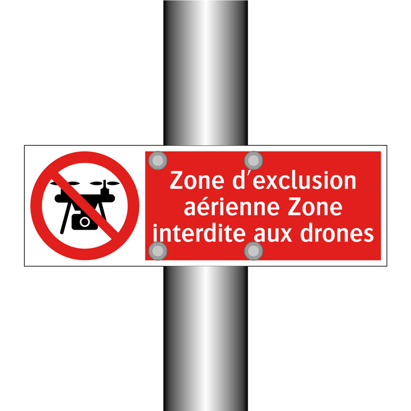 Zone d'exclusion aérienne Zone interdite aux drones