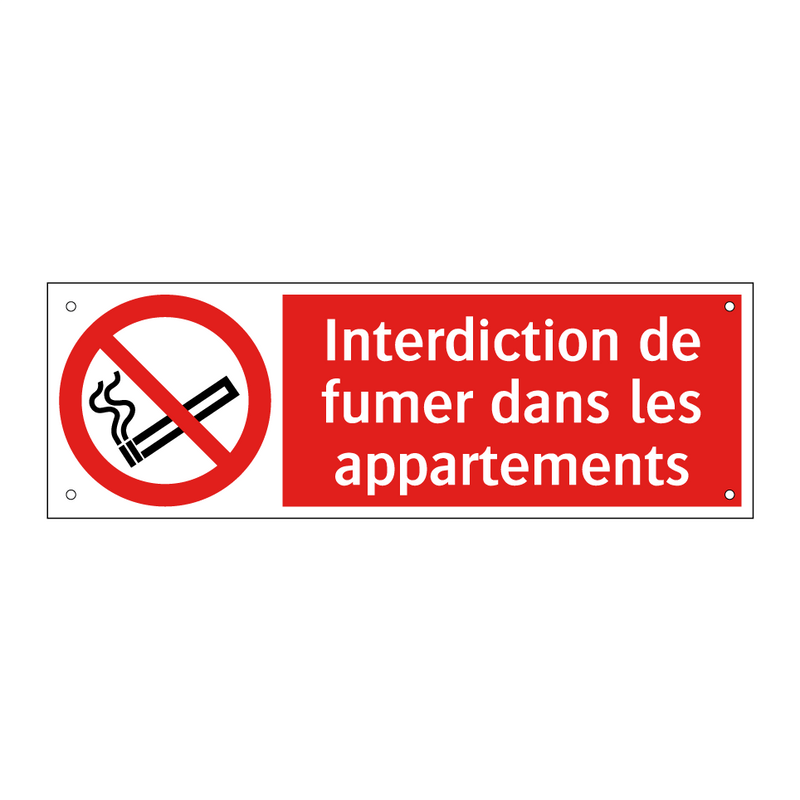 Interdiction de fumer dans les appartements