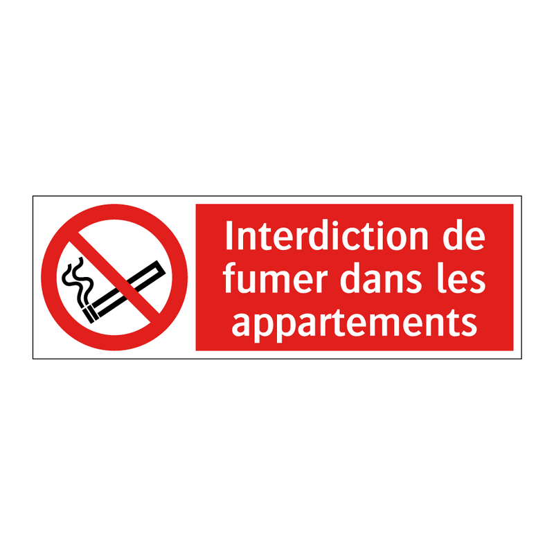 Interdiction de fumer dans les appartements