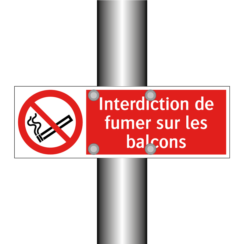 Interdiction de fumer sur les balcons