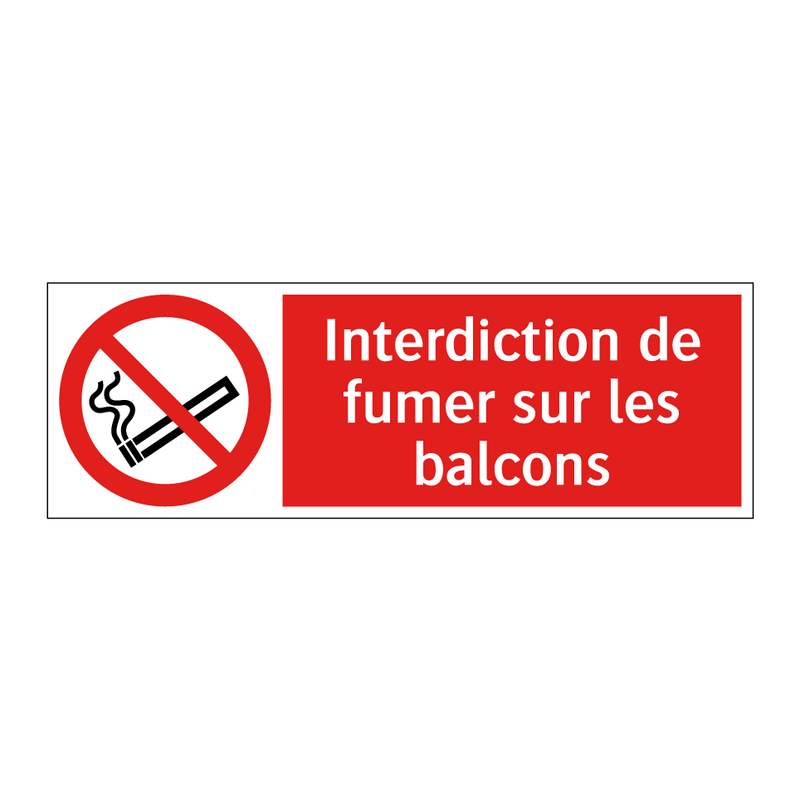 Interdiction de fumer sur les balcons