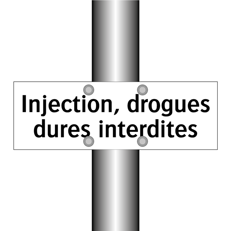 Injection, drogues dures interdites