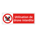 Utilisation de drone interdite