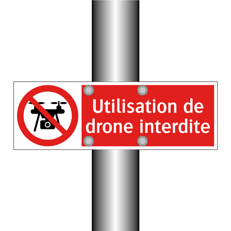 Utilisation de drone interdite
