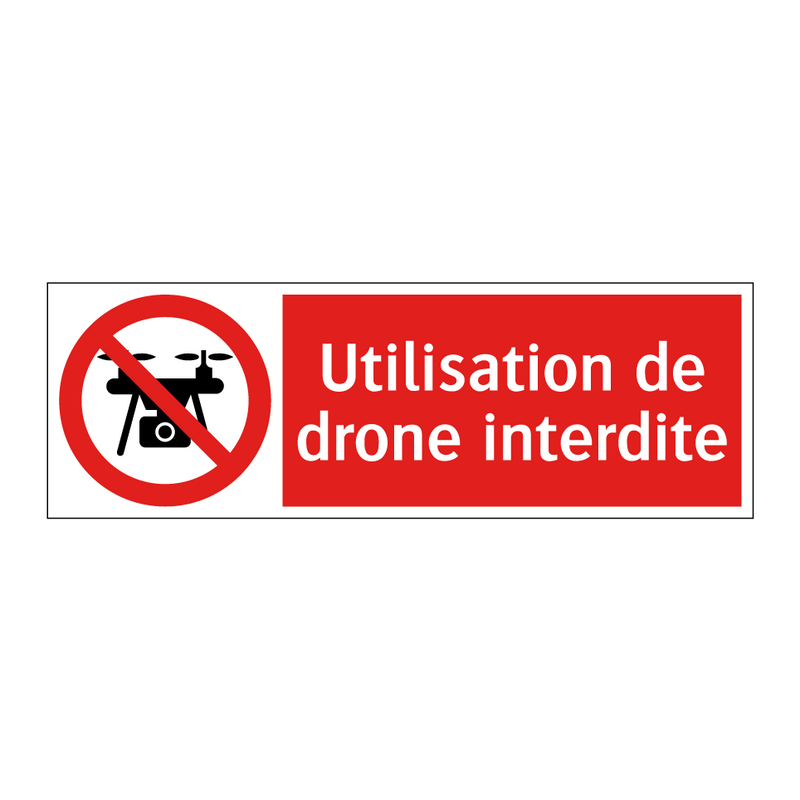 Utilisation de drone interdite