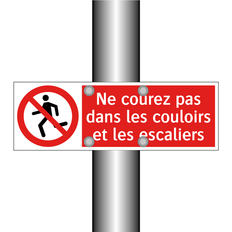 Ne courez pas dans les couloirs et les escaliers