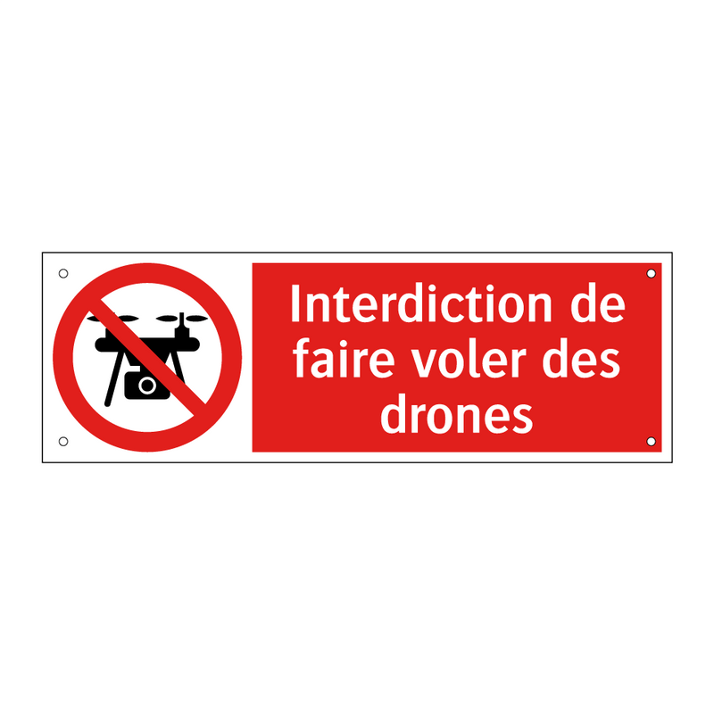 Interdiction de faire voler des drones