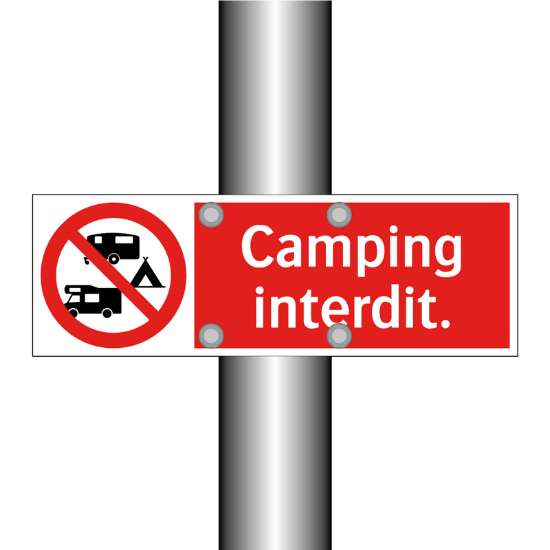 Camping interdit.