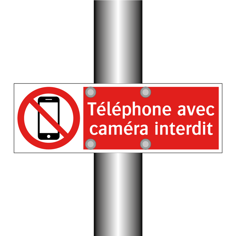 Téléphone avec caméra interdit
