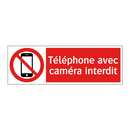 Téléphone avec caméra interdit