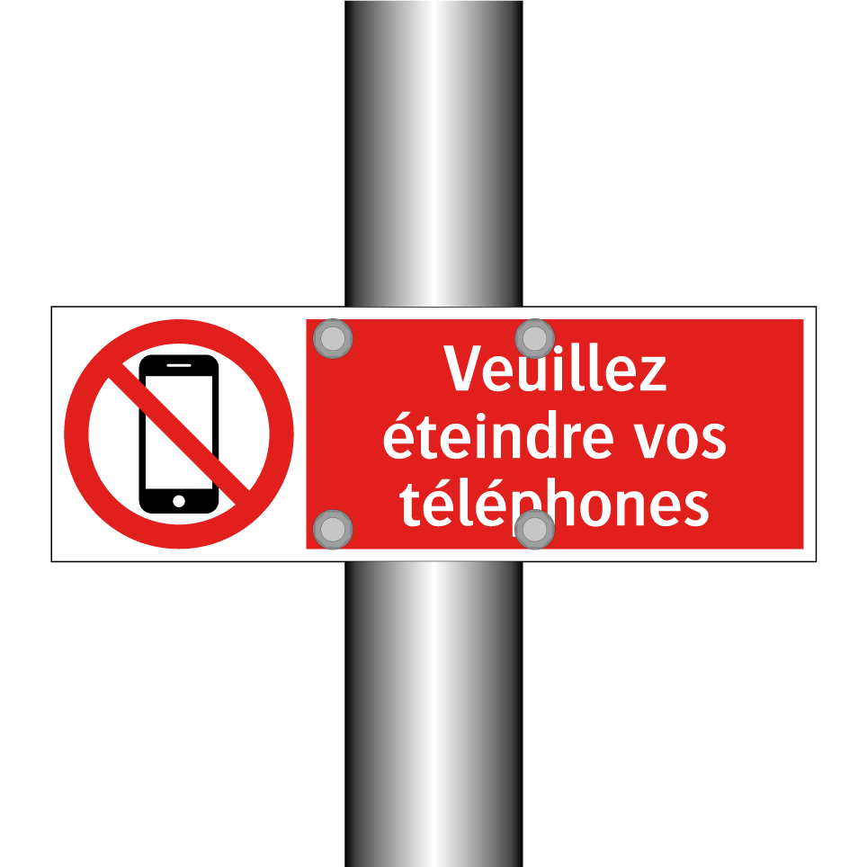 Veuillez éteindre vos téléphones