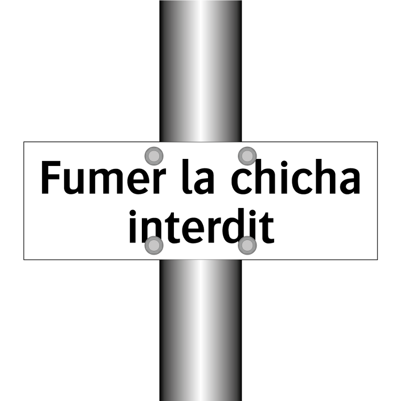 Fumer la chicha interdit
