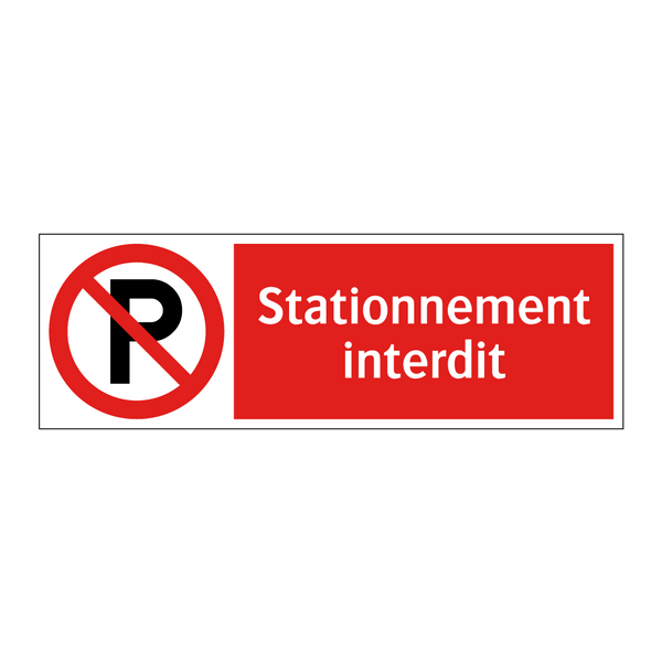 Stationnement interdit