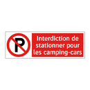 Interdiction de stationner pour les camping-cars