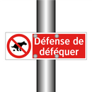 Défense de déféquer