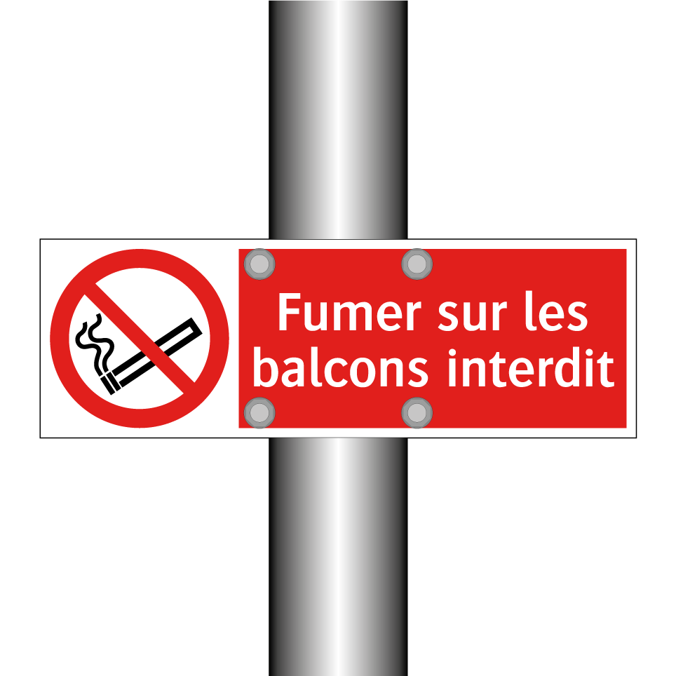 Fumer sur les balcons interdit