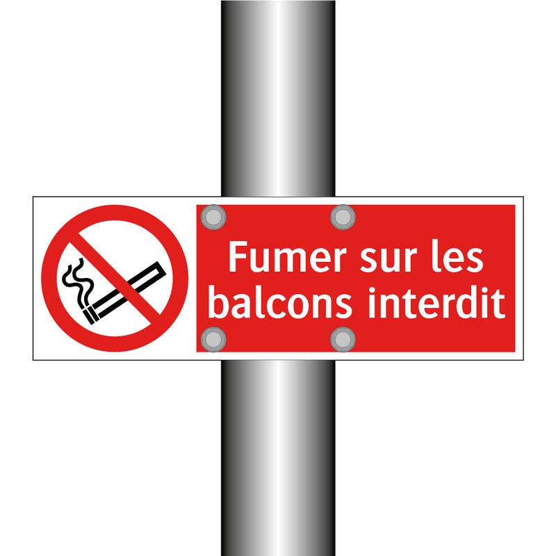 Fumer sur les balcons interdit