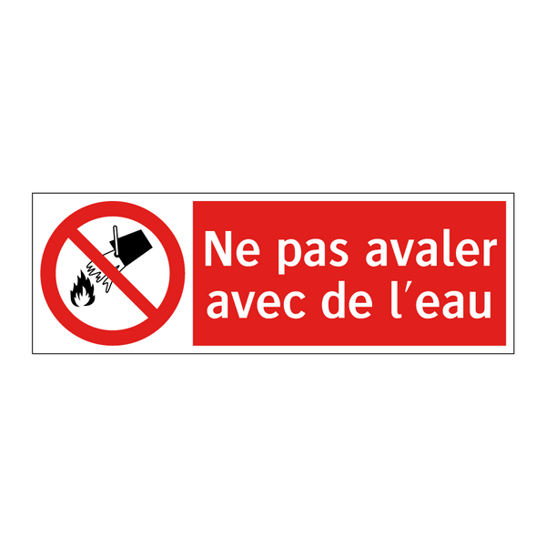 Ne pas avaler avec de l'eau