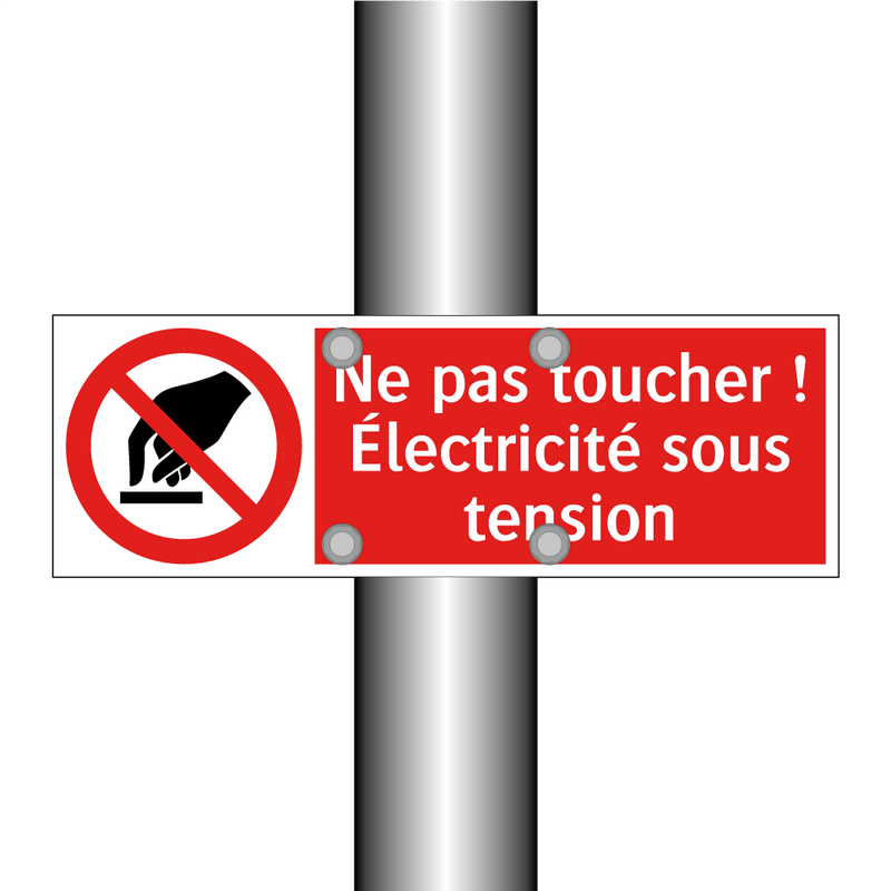 Ne pas toucher ! Électricité sous tension