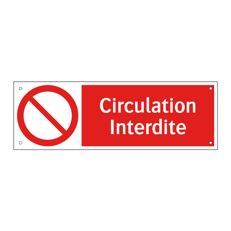 Circulation Interdite
