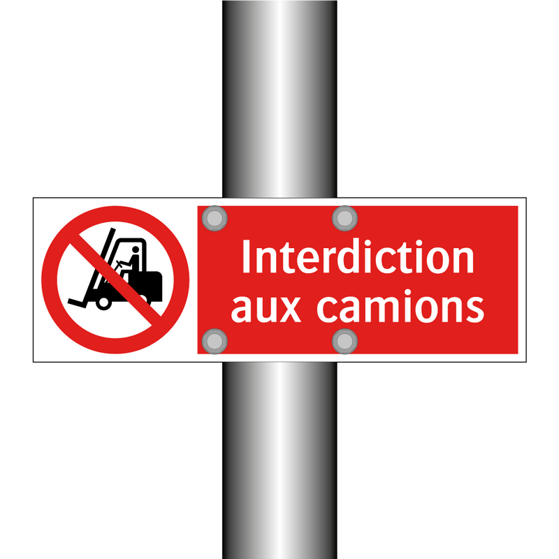 Interdiction aux camions