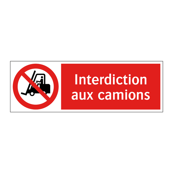 Interdiction aux camions