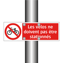 Les vélos ne doivent pas être stationnés