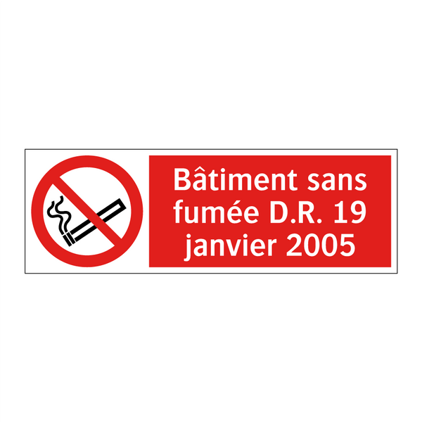 Bâtiment sans fumée D.R. 19 janvier 2005
