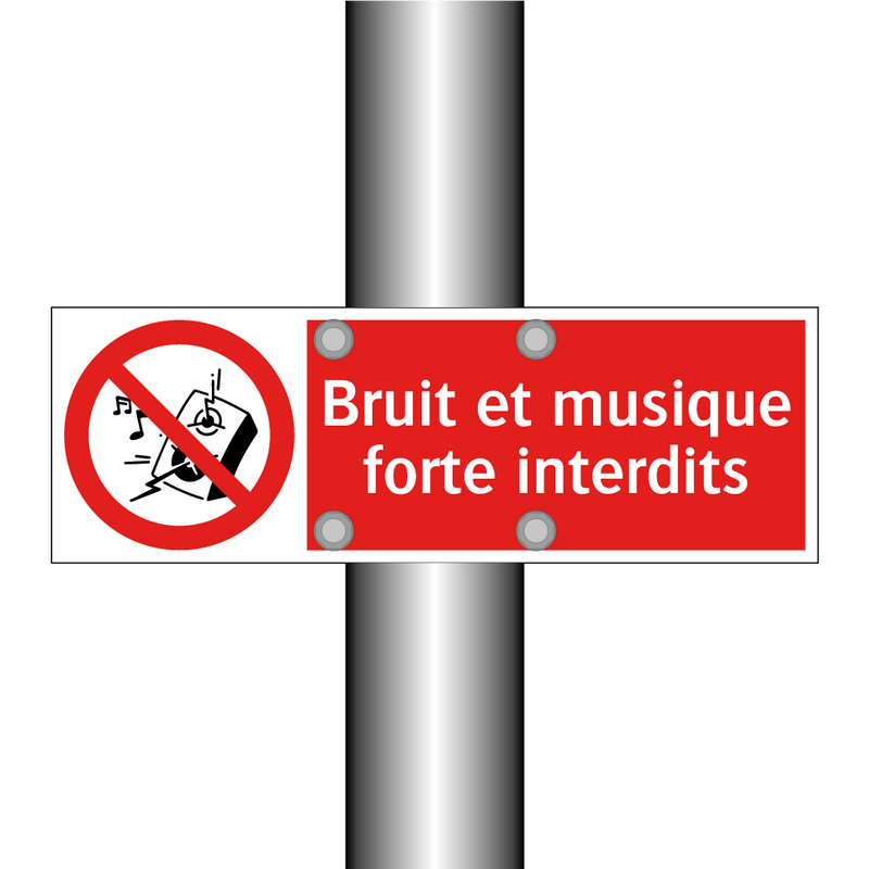 Bruit et musique forte interdits