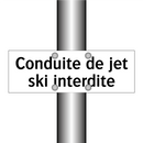 Conduite de jet ski interdite