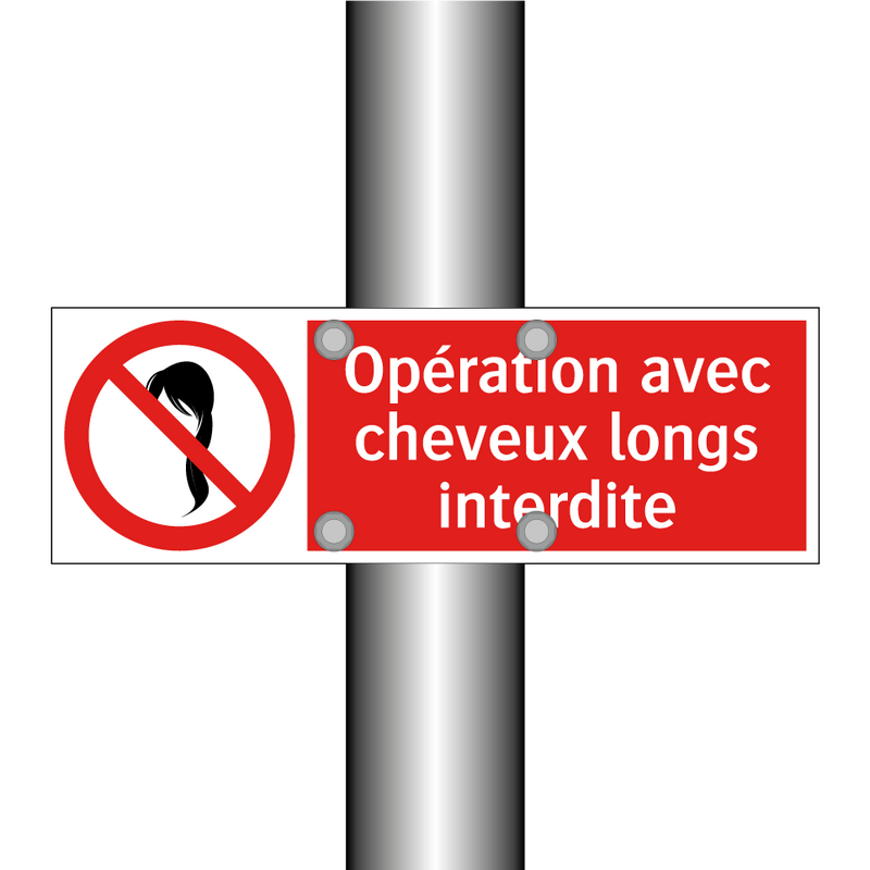 Opération avec cheveux longs interdite
