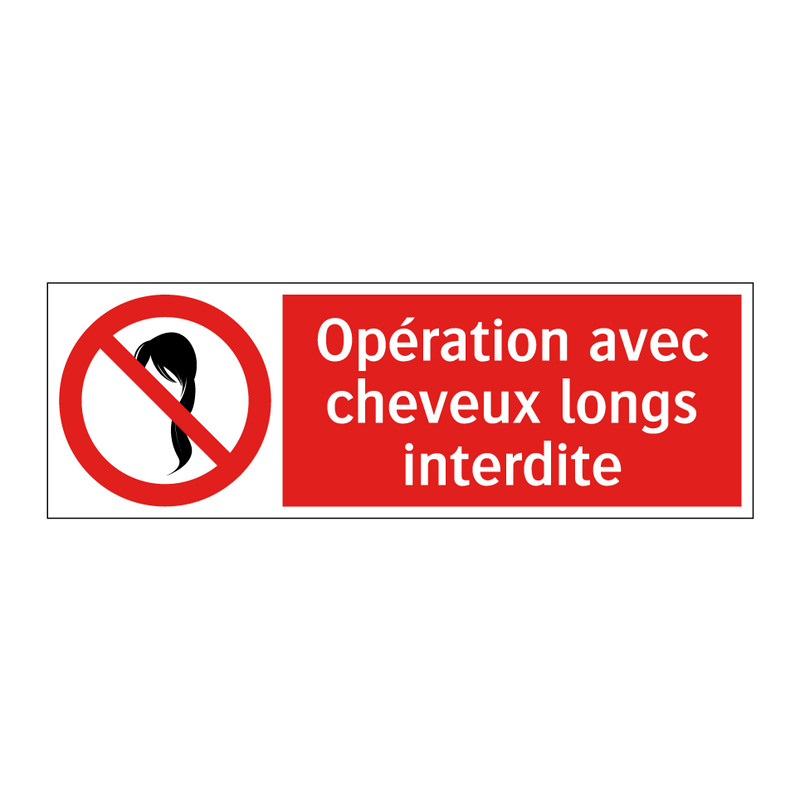 Opération avec cheveux longs interdite