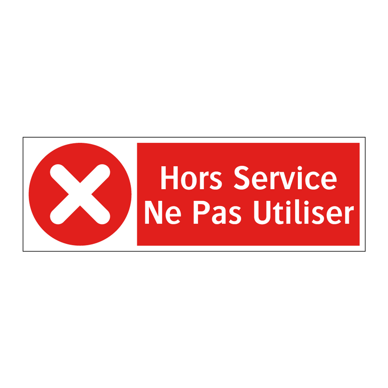 Hors Service Ne Pas Utiliser