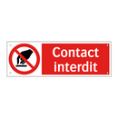 Contact interdit