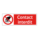 Contact interdit