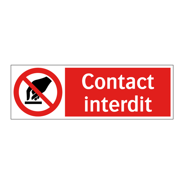 Contact interdit